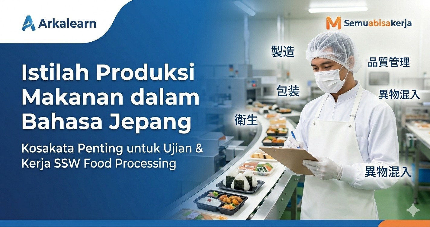 Istilah Produksi Makanan dalam Bahasa Jepang yang Sering Digunakan